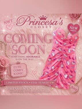 ✨COMING SOON ✨ Limited Hello Kitty Pink Nightgown Dress 🎀 ✨
